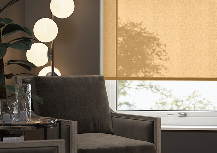 Pompeii Voile, Chestnut - Roller Blind - Image 5